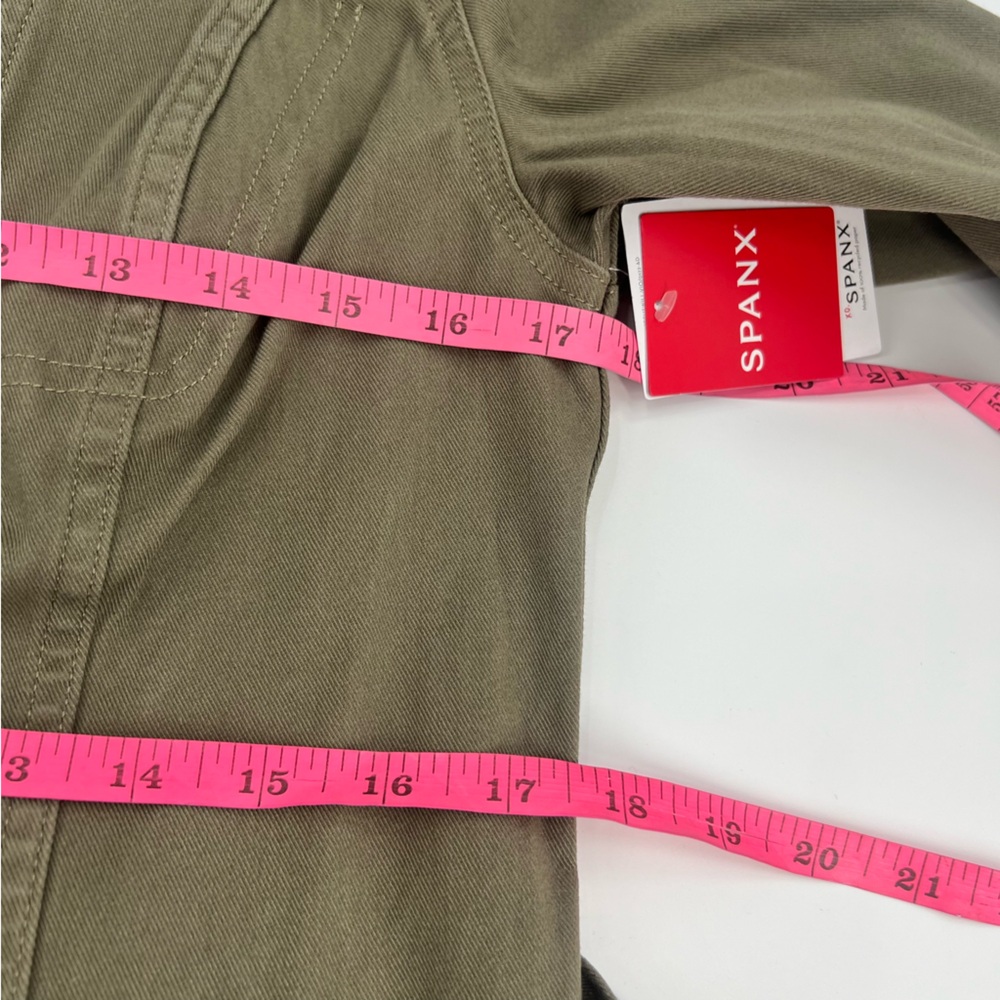 Spanx utility Jacket Stretch Twill Shacket Tuscan… - image 6